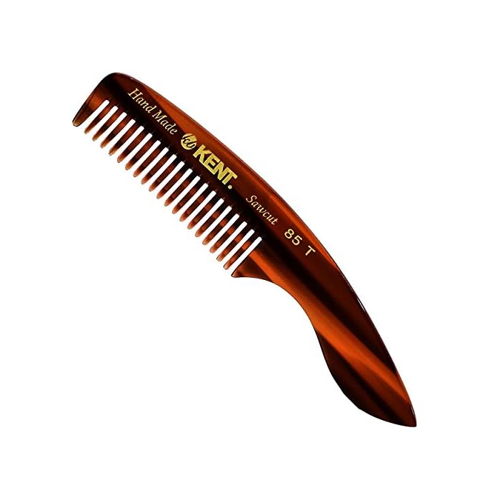 Buy Kent 85T Small Wide Tooth Beard and Mustache Pocket Comb, Coarse