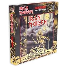 Rock Saws Iron Maiden 500 Piece Jigsaw Puzzle for Adults and Teens - Self Titled Album Cover Art Eddie Mascot 16"x16" - Heavy Metal Collectible Gift