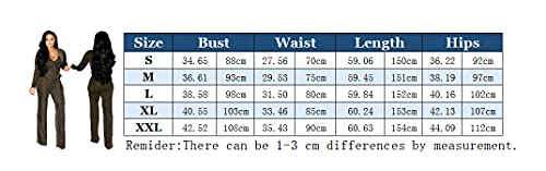 Womens Jumpsuits Elegant Plus Size Sexy Long Sleeve Party Clubwear Casual Rompers For Womens Glitter Sparkly Dressy Pants Silver Xl #TOP2