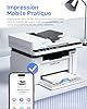 PANTUM BM2309AW Imprimante Laser Multifonction, Noir et Blanc, Impression, numérisation, Copie 3en1 avec ADF, WLAN &USB, A4, 20 ppm, Airprint/Mopria APP
