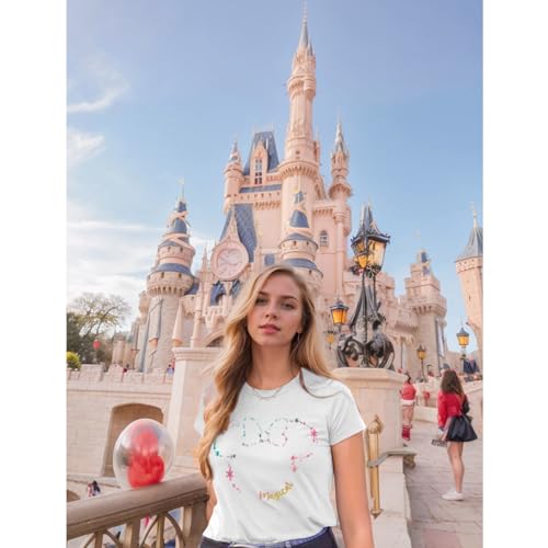 Magic Kingdom Shirts for Women Cute Magical Graphic Tees Believe in The Magic Tshirt Family Holiday Vacation Outfits2