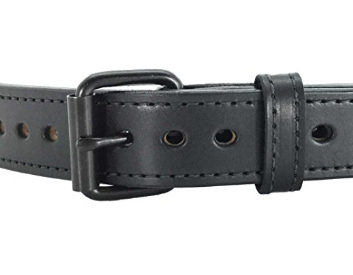 Tactical Black Steel Core Concealed Carry Ccw Full Grain Leather Gun Belt (54) #TOP1