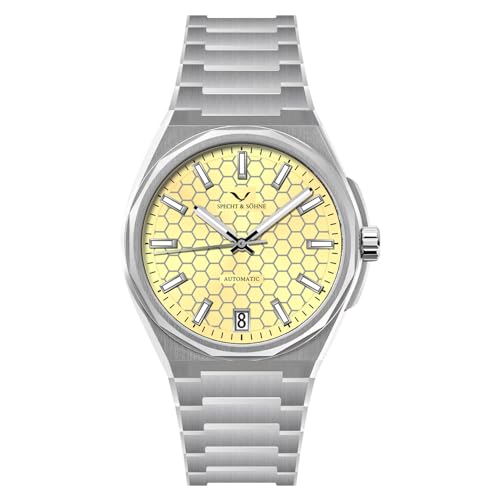 Montre automatique Specht & Söhne TACTO pour homme actif cadran Honeycomb