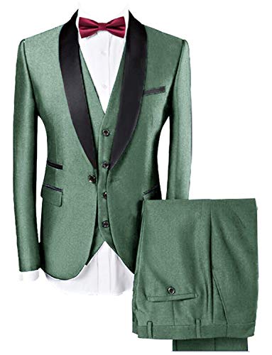 Costume Slim Fit 3 pièces pour homme | Col châle exclusif pour cérémonie