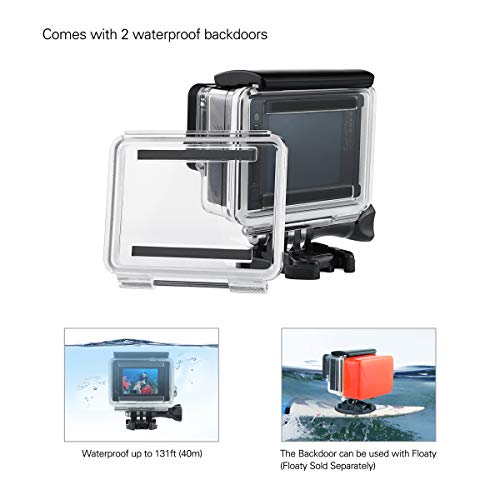 image for SOONSUN Waterproof Housing Case with Dive Filters for GoPro Hero 3, He