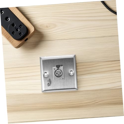 Conector XLR hembra contra ruidos en panel para sistemas de audio KTV 5