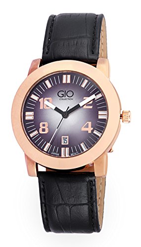 Gio Collection Analog Black Dial Men's Watch - G0005-04
