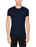 Camiseta básica Pepe Jeans Original Basic S/S PM503835 Camiseta, Azul (Navy 595), X-Small para Hombre
