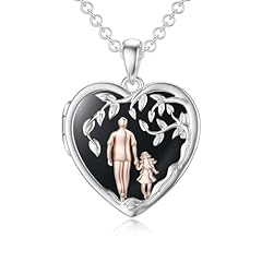 02-07-Father Daughter Locket-Black Onyx