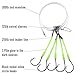 Dr.Fish 5 Pack LED Deep Drop Light White with 2 Pack Deep Drop Rig 6ft