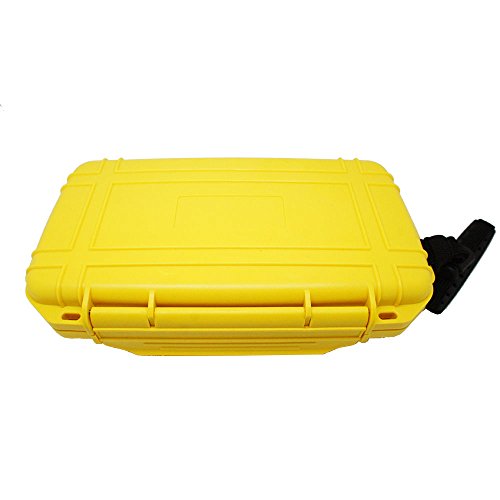 Boîtier étanche jaune Scuba-Choice avec mousse antichoc et coque rigide de protection