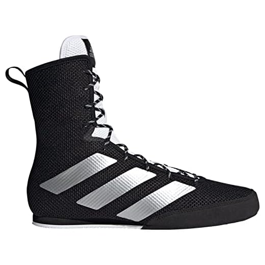 adidas Box Hog 3 boxningstränare skostövel svart/silver, Svart - Svart - 41.5 EU