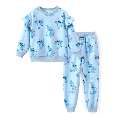 Image of Disney Outfits for Girls Long Sleeve Shirt Pocket Pant Toddler Sweatsuit