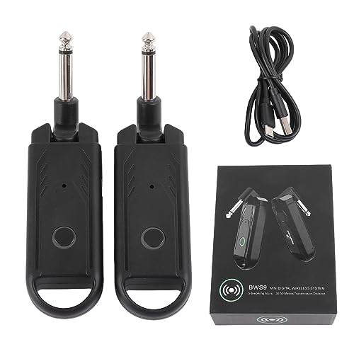 Récepteur de guitare sans fil rechargeable en ABS et métal pour guitare électronique