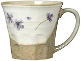 美濃焼 マグカップ コップ 約220ml 紫小花 日本製 133-81859