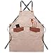 wsxcfyjh Fartuch kuchenny Pinafore fartuch kuchenny uroczy kreskówkowy kot nadruk bawełna len fartuch kuchenny na co dzień prace domowe - jasnożółty_68 cm * 55 cm