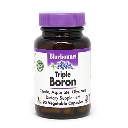 BlueBonnet Triple Boron Vegetarian Capsules, 3 mg, 90 Count (743715006850)