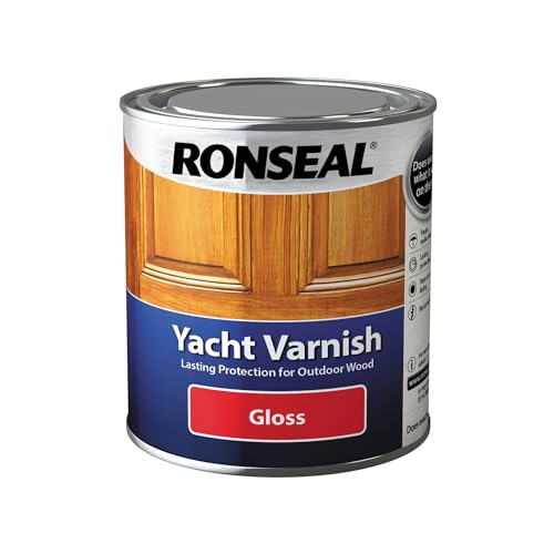 Ronseal YVG500 500ml Exterior Yacht Varnish Gloss