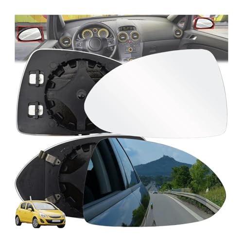 Miroir rétroviseur droit brisé Opel Corsa D E remplacement - 5