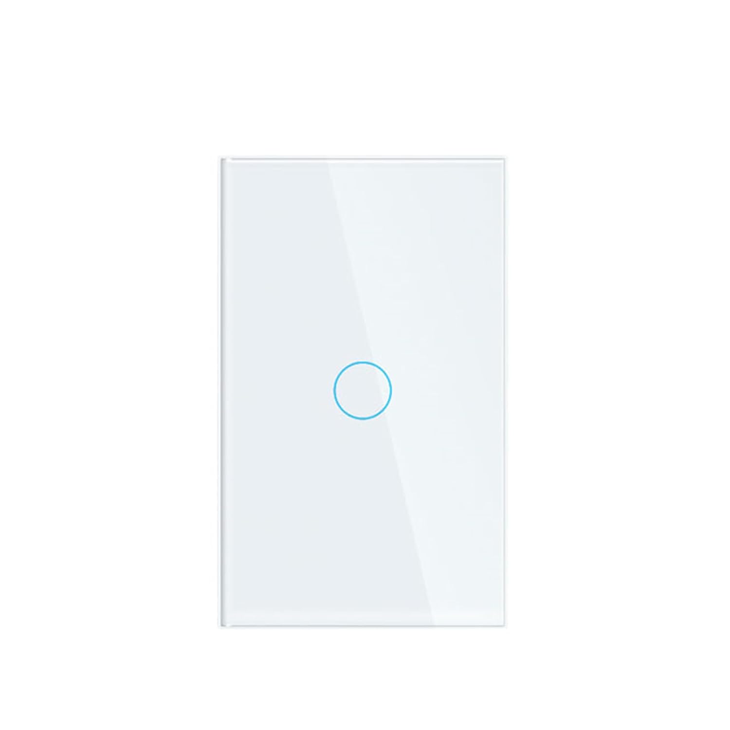 Smart WiFi Touch Switch No Neutral Wire Required Smart Home 1/2/3 Gang Light Switch 220V Support Voice Control Tuya App Black 3 Gang