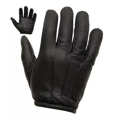 Gants tactiques en cuir Kevlar militaire, S-XXL, noir, résistants aux coupures et aux flammes, sécurité et utilisation militaire, Noir , M