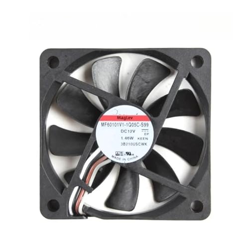 Ventilateur 12VDC 1,46W boîtier PC et imprimante 3D 60x60x10mm MF60101V1-1Q05C-S99
