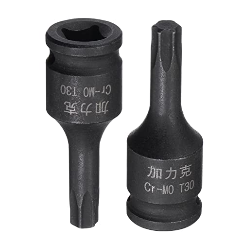 Douille à choc Torx T30 uxcell 1/4 pouce pour serrage mécanique
