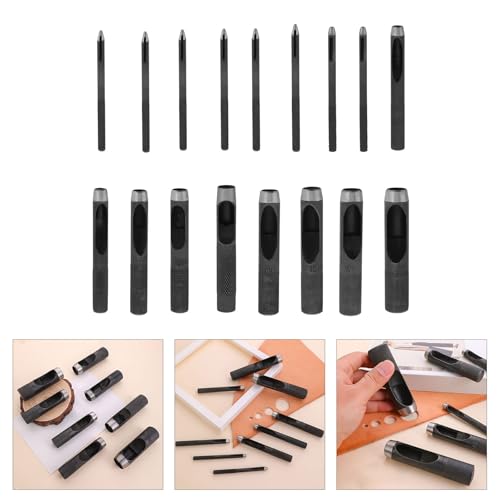 Lot perforatrices creuses 4-20mm pour percer le cuir proprement