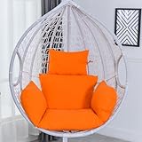 Hamaca columpio de huevo, silla colgante de ratán con soporte