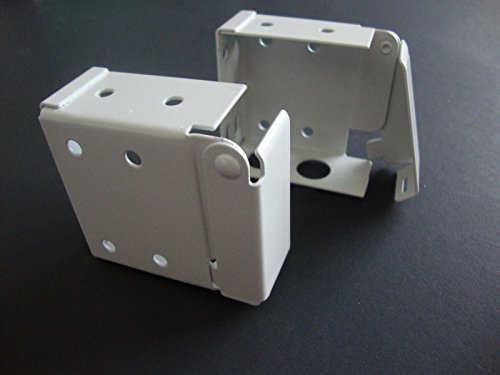 Delta Blinds Supply High Profile Box Mounting Bracket Set - White #TOP2