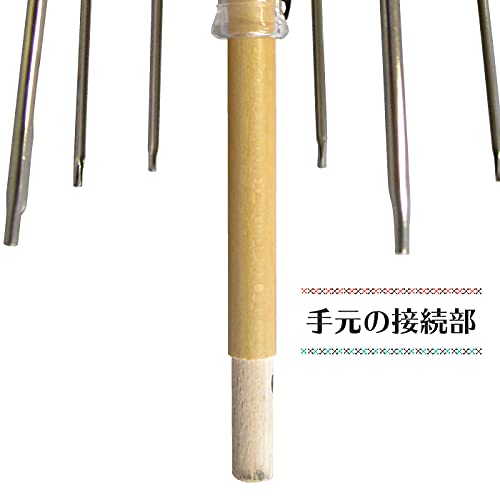 日傘キット 竹製 50cm Amazon | オカモト原宿店 手作り日傘キット 日傘用竹手元 50cmサイズ
