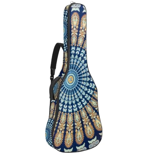 Housse de guitare en tissu Oxford épais rembourré avec boucle de suspension et sangle de cou Motif mandala Motif floral 101,6 cm, Multicolore 4., 42.9×16.9×4.7 in, Sac de transport tendance pour - Les Beatles, Paul McCartney, John Lennon, RIngo Starr, George Harrison Housse de guitare en tissu Oxford épais rembourré avec boucle de suspension et sangle de cou Motif mandala Motif floral 101,6 cm, Multicolore 4., 42.9x16.9x4.7 in, Sac de transport tendance pour