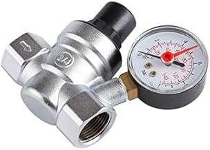 Desineo Water Pressure Reducer 3/4 Brass Adjustable from 1 to 10 Bar
