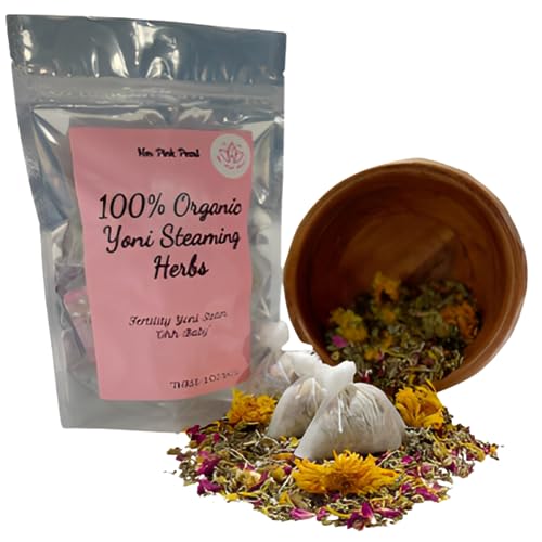Fertility Yoni Steaming Herbs | 1 Month Supply | 100% Organic Herb Blend | Increase Fertility, Womb...