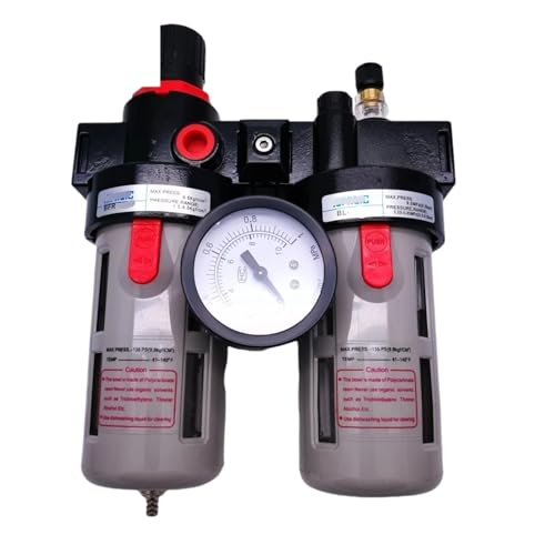 Vanne de régulation pneumatique BFC2000 avec filtre à air et noyau en fibre