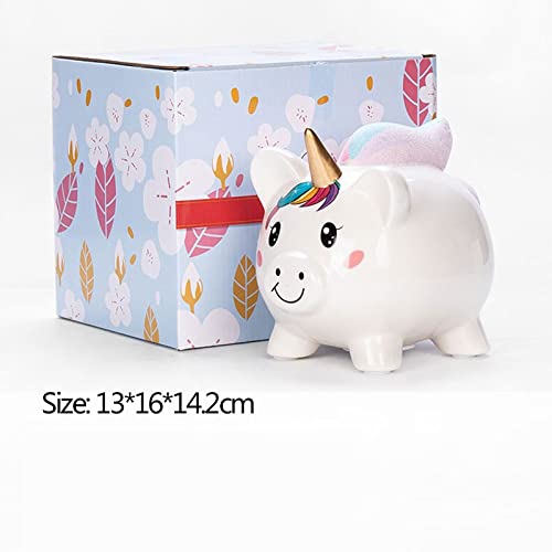 Banki pieniędzy Pieniądze Pudełko Figurki Zwierząt Monety Pudełka Figurki Kids Christmas Gifts Home Decor Cute Piggy Bank Piggy Banks (Color : 1pc)