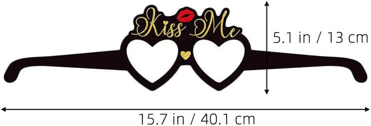 8pcs 2026 Number Eyeglasses - Paper New Year's Eve Party Glasses for Nye Celebration Photo Booth Props And Festival Party Favors - Image 2