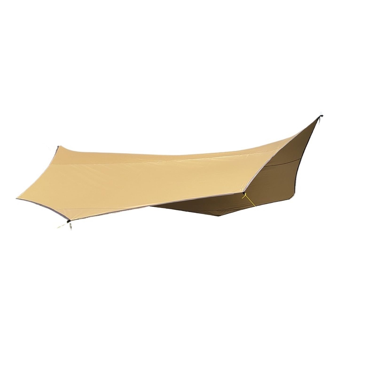 WAJJWI Rain Shelter 5.1x5.1m Large Tarp Tent Octagon Sunshade Awning Outdoor Camping Canopy Extra Large For 12 Persons Tent Shelter(Khkai,With fittings)
