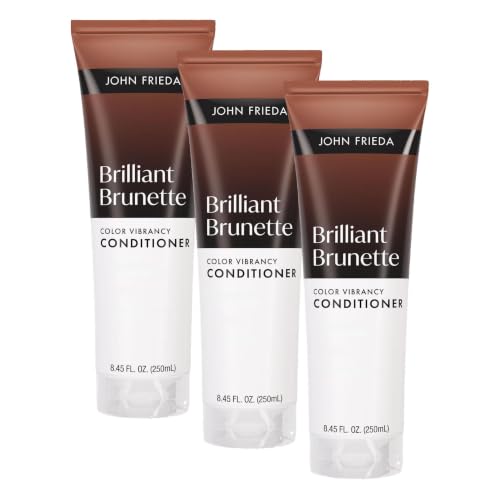 John Frieda Brilliant Brunette Color Enhancing Conditioner, 8.45 Ounce (Pack of 6)