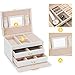 Caja Joyero Caja de Joyas, Cofres para joyas 3 Niveles Jewelry Organizer...