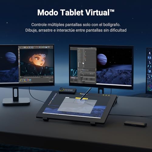 Xencelabs Pen Display 24 Tableta Gráfica con Pantalla 4K Monitor de Dibujo 99% Adobe RGB Tableta de Pantalla con Quick Keys 2 Plumas sin Batería Compatible con Windows-Arm/Windows/Mac/Linux - imagen 8