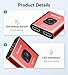 HDMI Switch 4k@60hz Splitter, GANA Aluminum Bidirectional HDMI Switcher 2 in 1 Out, Manual HDMI Hub Supports HD Compatible with Xbox PS5/4/3 Blu-Ray Player Fire Stick Roku (Red)