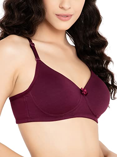 Image of Clovia Women's Polyamide Padded Non-Wired Full Coverage Multiway T-Shirt Bra