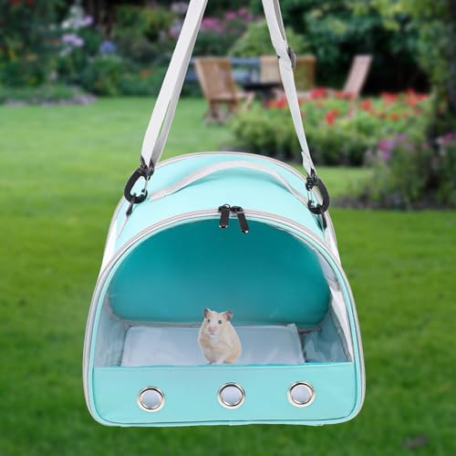 Cage de transport portable pour rongeur réduisant le stress avec mesh aéré - 6