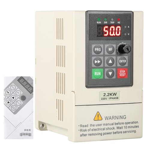 Wattive VFD Frequenzumrichter 2 2kW 220V 1-phasen Eingang 1-phasen Ausgang Frequenzumrichter Drehzahlregler 220v Motor VFD Wechselrichter