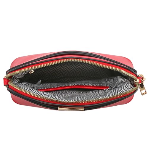 Image of FashionPuzzle Saffiano Small Dome Crossbody bag with Chain Strap