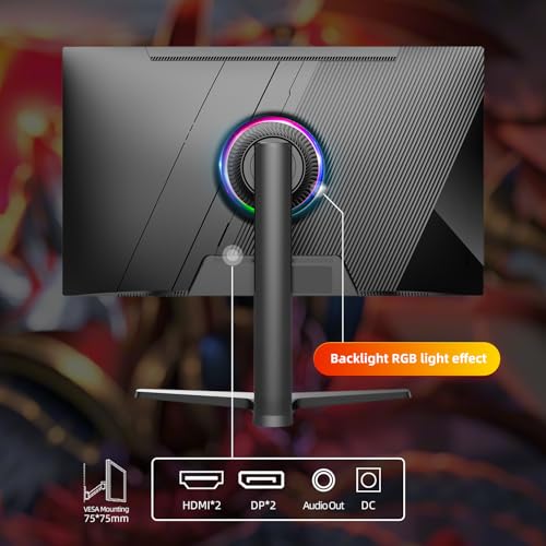 Image of CUNPU 32 Inch 4k Gaming Monitor, 144Hz UHD Fast IPS Panel, 1ms GTG, sRGB 120%,10 Bit, Gsync & FreeSync, Support Xbox PS5 4k 120Hz VRR ALLM, HDMI 2.1,DP 1.4, Height /Vertical Adjustment