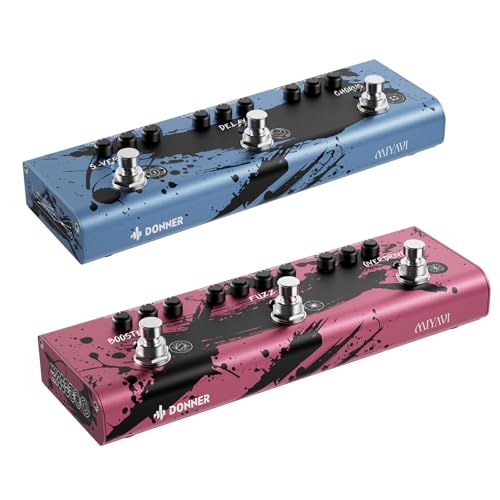 DONNER MIYAVIコラボエフェクター Amazon.co.jp: Donner×MIYAVI エフェクトペダル 2台セット 3モード