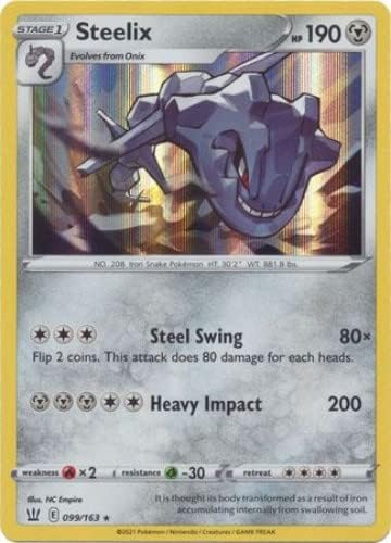 Steelix - 099/163 - Holo Rare - Sword & Shield - Battle Styles