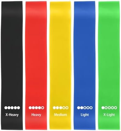 Resistance Band Loop for Workout Fitness, Set of 5